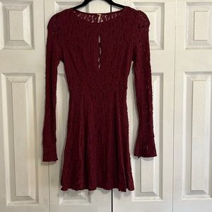 Long sleeve free people dress xs